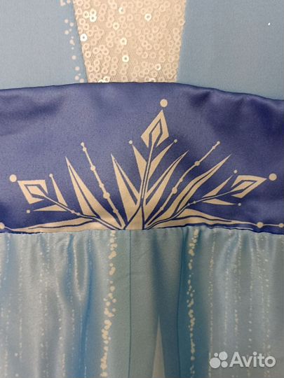Платье Эльза холодное сердце на 10-11 лет рост 146