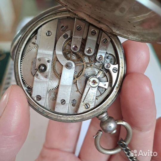 Карманные часы серебро blondel