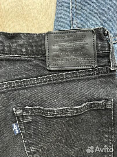 Джинсы levis 501 made crafted taper 33/32 32/32