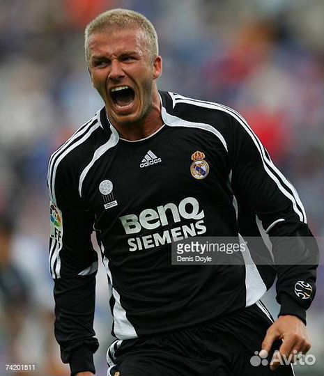 FC Real Madrid Beckham футбольная кофта adidas