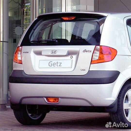 Бампер задний в цвет Hyundai Getz (2005-2011)