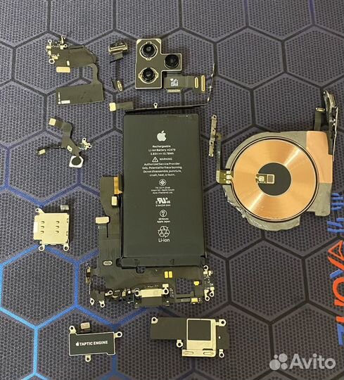 Шлейфа, батарея, антенны, камера iPhone 12-12 Pro