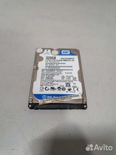 Жесткий диск 320 Гб для ноутбука