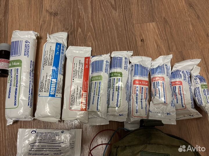 Аптечка тактическая, индивидуальная, наполненная