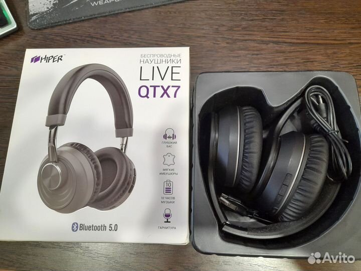 Bluetooth наушники Digma BT-19 и hiper live QTX7