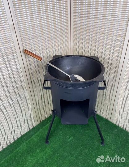 Казан 8 литров с печкой