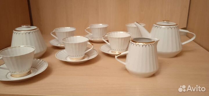 Сервиз чайный изысканный 1950 год, винтаж