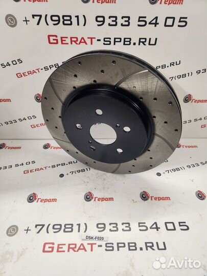 Перфорированные тормозные диски Lexus RX