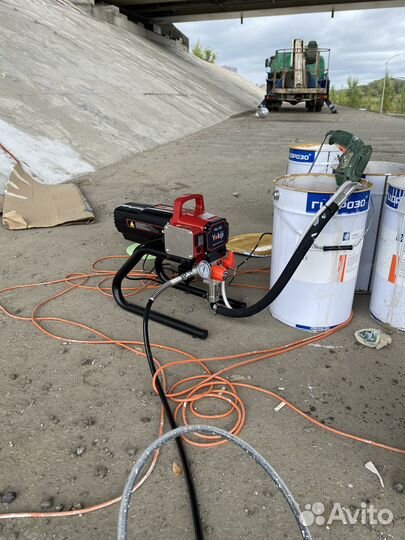 Безвоздушный окрасочный аппарат аренда