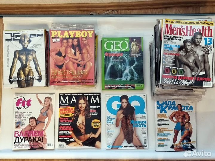 Журнал Playboy Men's Health GEO Maxim GQ Хакер