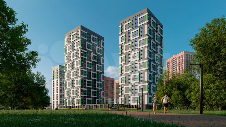 2-к. квартира, 40,8 м², 23/25 эт.