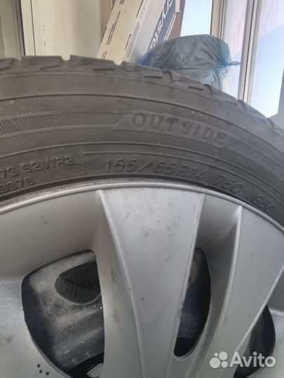 Колёса r14 Yokohama Japan 4/100 зима липучка