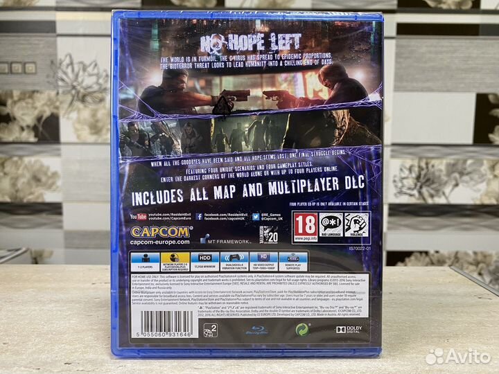 Resident Evil 6 (Новый Диск) Sony PS4 / PS5