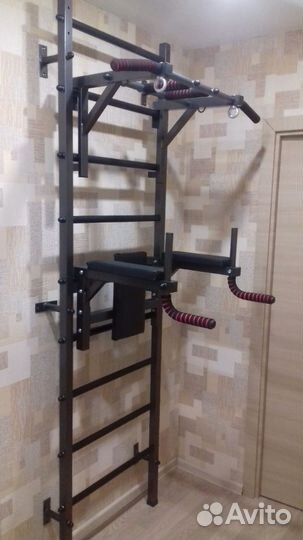 Шведская стенка и турник 3 хвата