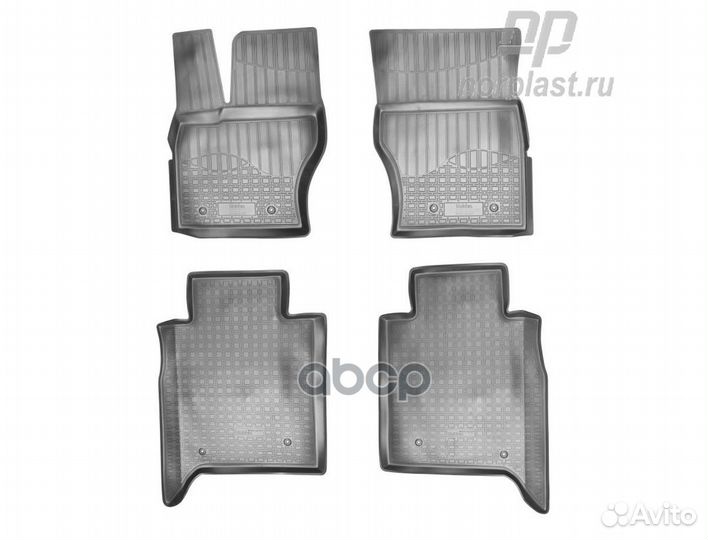 Коврики салона (полиуретан) NPA11-C46-501 norplast