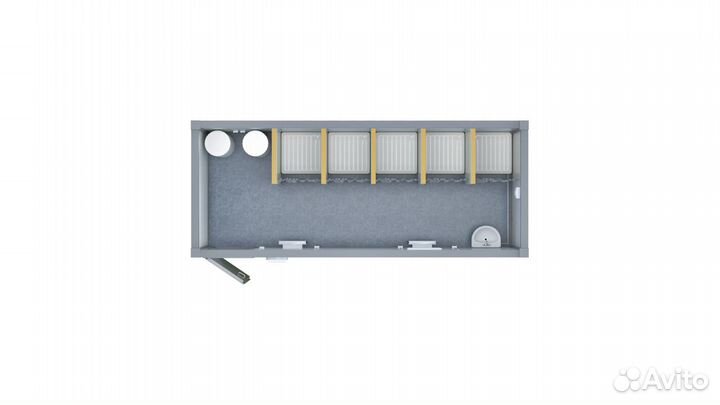 Аренда душевой бытовки для строителей