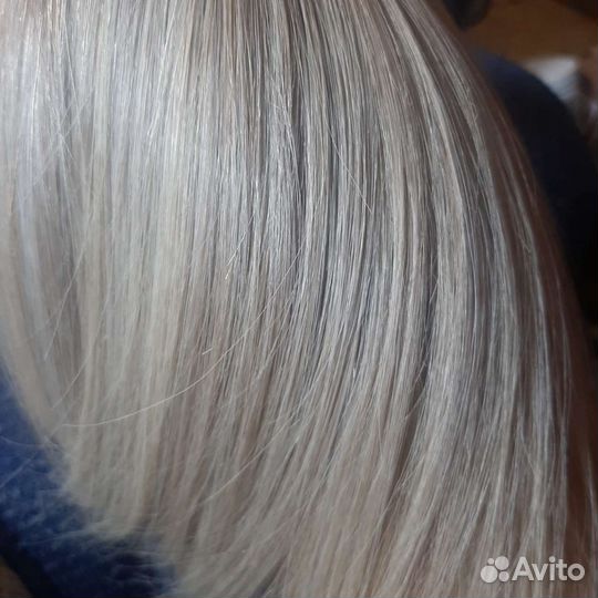 Волосы для наращивания б/у славянка 40см