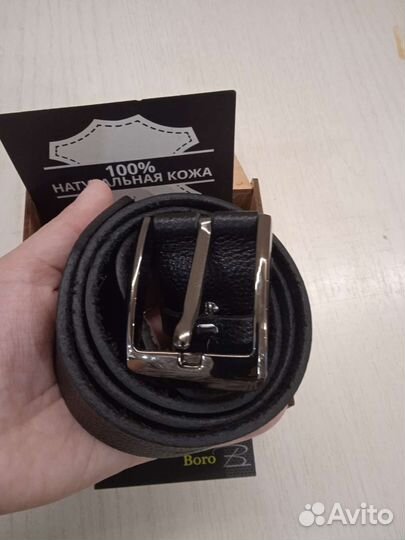 Мужской кожаный ремень
