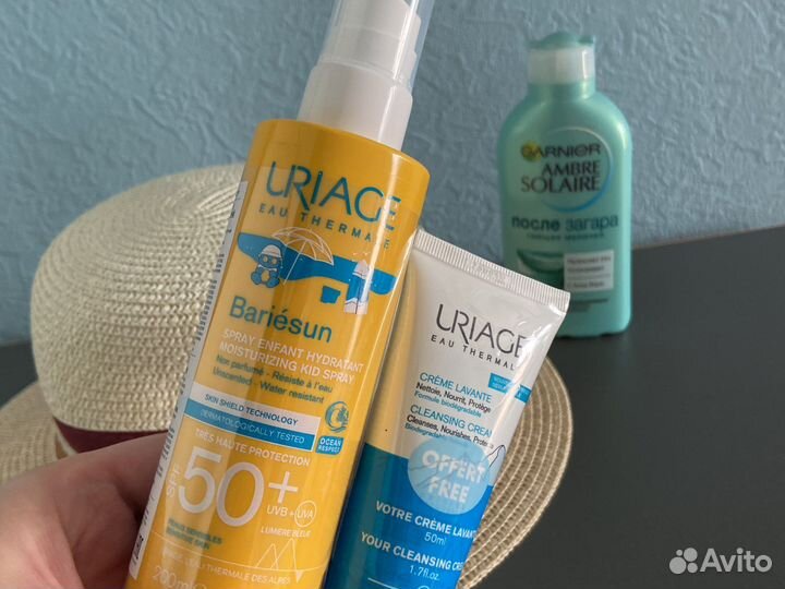 Uriage garnier спрей солнцезащитный молочко