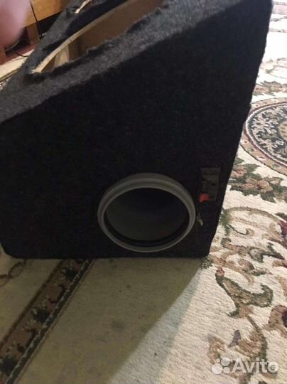 Короб для сабвуфера 12 на трубе