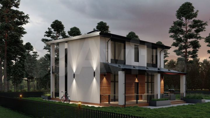 Дом 170 м² на участке 7 сот.