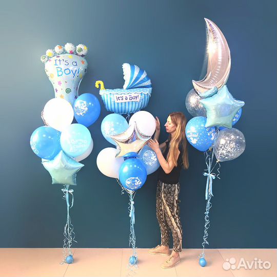 Воздушные шары, шарики на выписку в Смоленске