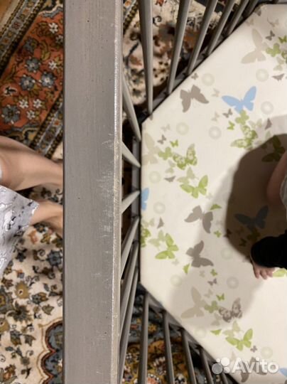 Детский деревянный манеж geuther