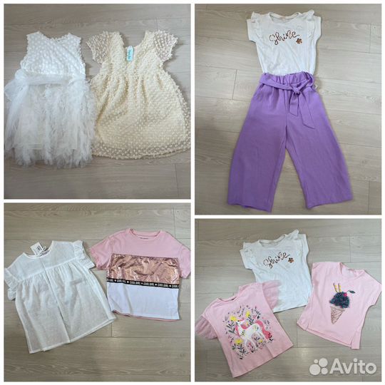 Детская одежда для девочек пакетом