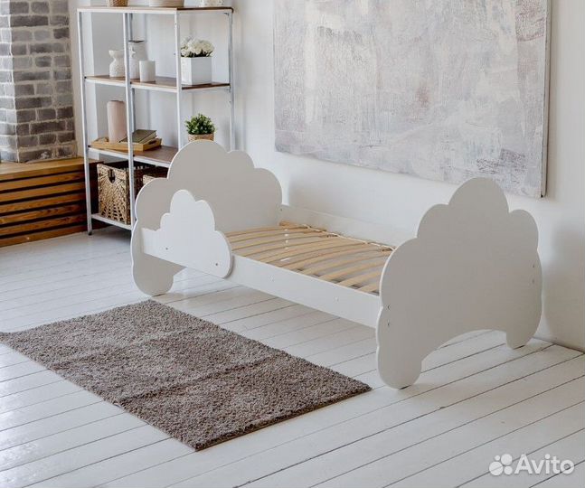 Детская кровать от 3 лет с бортиками