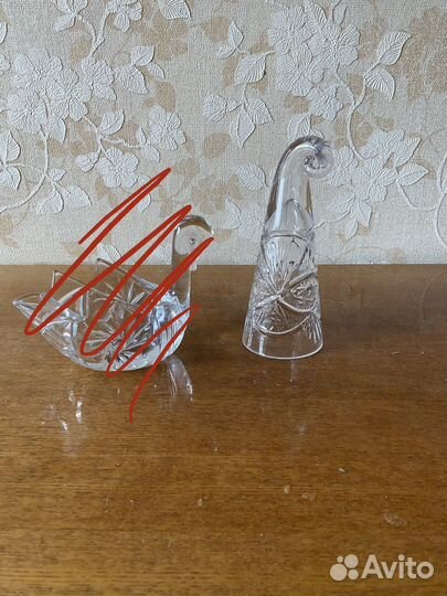 Хрустальные салатникик подносы