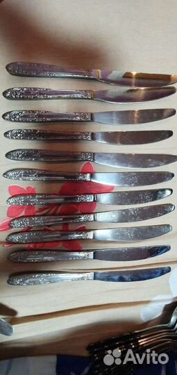 Столовые приборы ссср, мельхиор, мнц