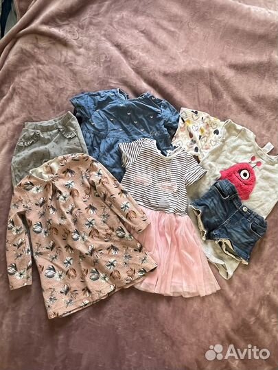 Детские вещи на девочку пакетом 2-3 года