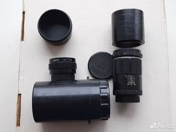 Объектив Юпитер-11А 4/135 м42 + 2x конвертер