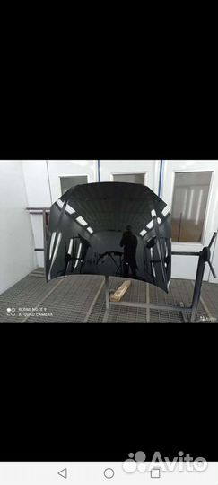 Капот chevrolet lacetti в цвет чёрный Gar