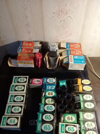 Фотопленка,катушки для фотопленок, фототека