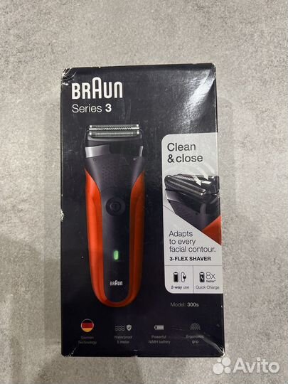 Бритва электрическая braun series 3 300s германия