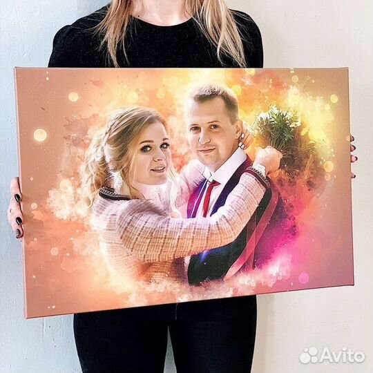 Портрет с отрисовкой по фото (дримарт)