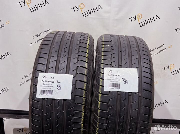 Continental PremiumContact 6 245/45 R20 94Y