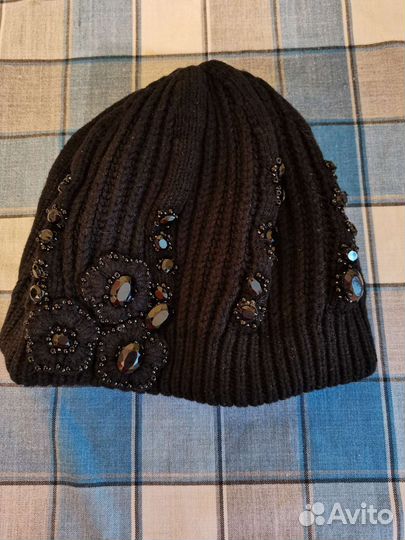 Комплект шапка и шарф для девушек