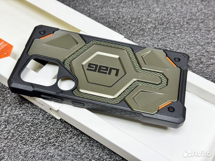 UAG Monarch PRO S24 Ultra MagSafe Kevlar Green