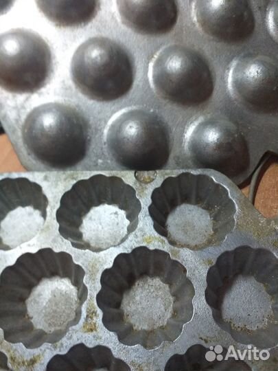 Форма для выпечки корзиночек,грибочков СССР