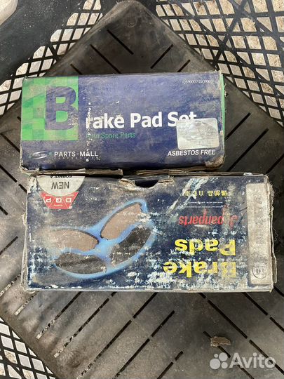 Тормозные колодки toyota corolla 120