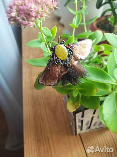 Подарки. Брошь.Мотылек