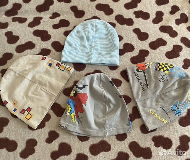 Шапка для мальчика трикотажная