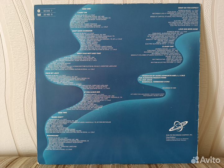 J.J. Cale – Shades (оригинальный винил)