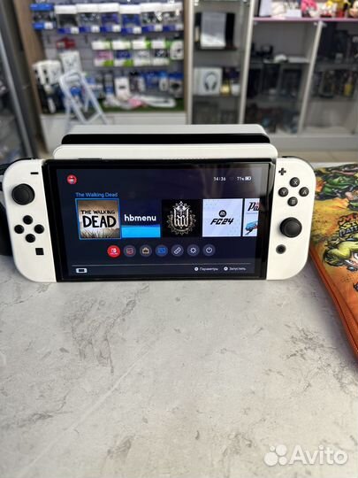 Nintendo switch oled прошита с играми