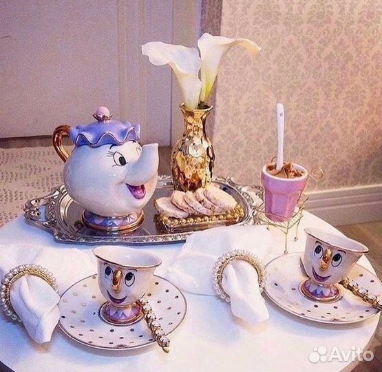 Чайный сервиз красавица и чудовище
