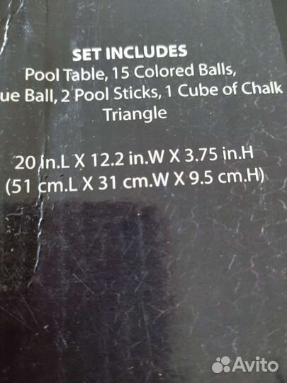 Игра детский бильярд