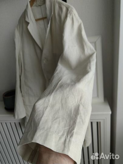 Льняной мужской пиджак, 50 (L)