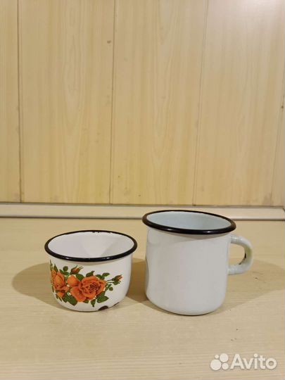 Набор эмалированной кухонной утвари пакетом